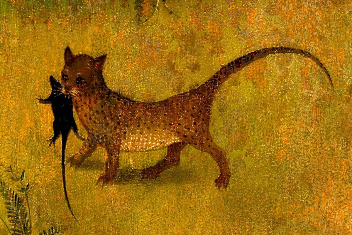 Hieronymus Bosch a gyönyörök kertje részlet festmény