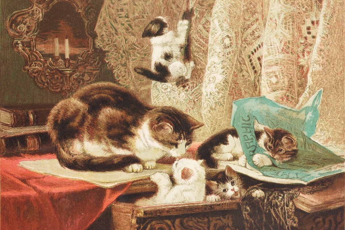 henriette ronner festmény