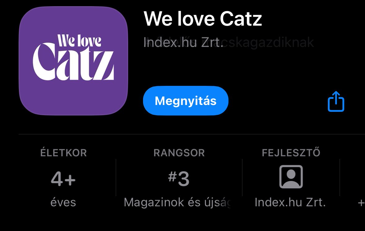We love Catz applikáció appstore