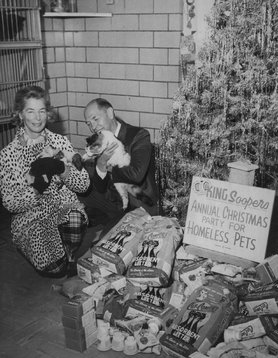 Karácsonyi jótékonysági fotó 1968-ból